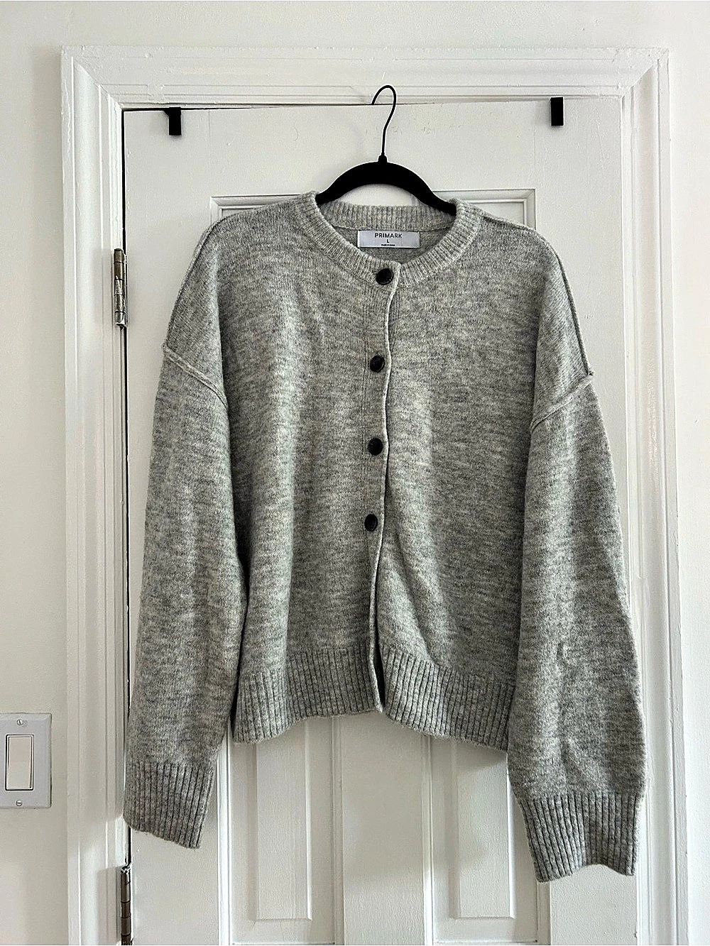 Gray Cardigan Size Large Like New